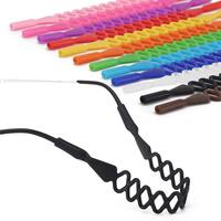 Шнурок-фиксатор для очков силиконовый 18 см, отверстие 3*4 мм