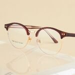 Combined frame (metal + TR90) or glasses with blue light protection, with spring hinges FA87130