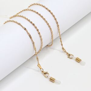 Gold-colored metal non-slip chain, from copper, for glasses and masks GL1010