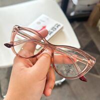 Reading TR90 plastic glasses with Blue Ray Cut protection and spring hinges for women KY2152, diopters from 0.00 to +4.00