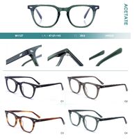 Plastic frames for glasses, acetate material Big City M1127