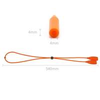 Шнурок-фиксатор для очков резиновый 54 см, отверстие Ø4 мм