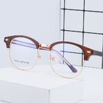 Combined frame (metal + TR90) or glasses with blue light protection, with spring hinges FA87131