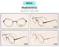 Metal eyeglasses frame for kids with spring hinges Nano Bimbo 610102 (item in stock)
