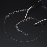 Fashion glasses chain natural stone transparent color GL1209