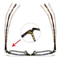 Plastic frame with anti-blue light protection lenses, with spring hinges Elit 5709-EL