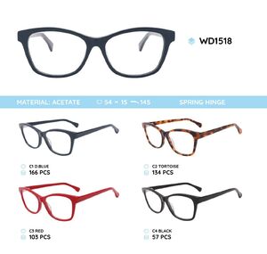 Plastic acetate eyeglasses frame for women WD1518