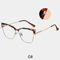 Combined frame (metal + TR90) or glasses with blue light protection, with spring hinges FA87267