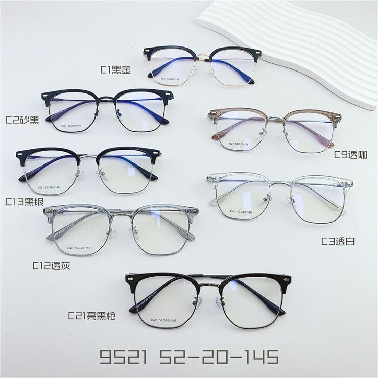 Hybrid metal + TR90 frame SANTA S9521