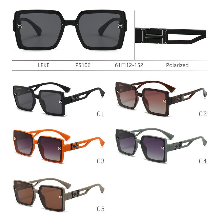 Polarized plastic sunglasses Leke P5106