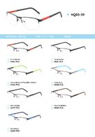 Металлическая оправа с дужками из материала TR-90 HQ05-39