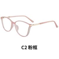 Combined frame (metal + TR90) or glasses with blue light protection, with spring hinges FA87041