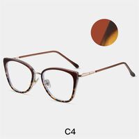 Combined frame (metal + TR90) or glasses with blue light protection, with spring hinges FA87263