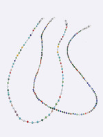 Цепочка для очков со стразами из цветного стекла GM144