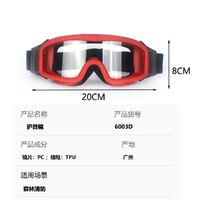 Safety shockproof heat-resistant, anti-fog goggles, 3-lens set, 6003D消防护目镜-DX