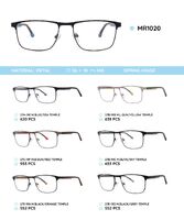 Металлическая оправа с дужками из материала TR-90 со встроенным флексом MR1020