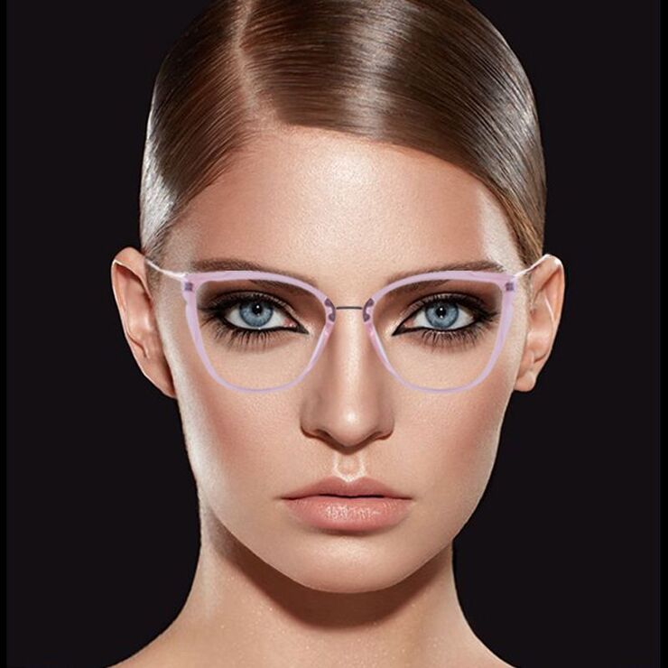 TR90 plastic frame or glasses with blue light protection, with spring hinges FA87071