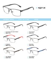 Metal frame with temples made of TR-90 material HQ07-28