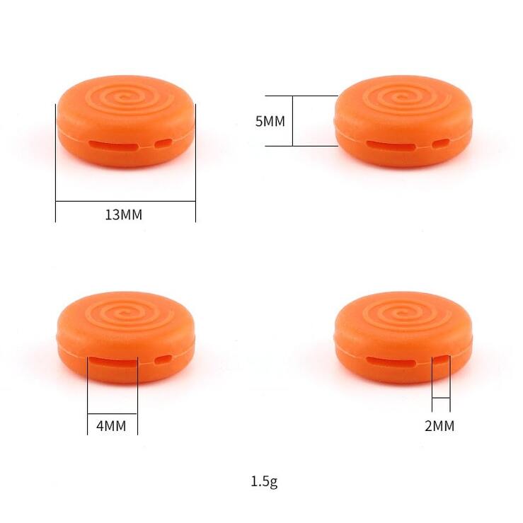 Stopper - eyeglasses temple attachment, anti-slip earhook, Ø13*5 mm