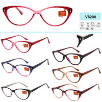 Очки женские со стержнем в заушнике Vizzini V8200 +1,00 до +4,00 (шаг 0,25)