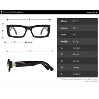 Plastic frame with anti-blue light protection lenses Elit 971-EL