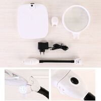 Tabletop magnifying glass with backlight 7764-XX, magnification: 10X