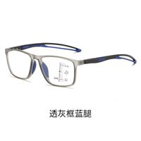 TR90 glasses for reading, multifocal, with Blue ray cut protection, diopters from 0.00 to +4.00, RMC=62-64, KY1118D多焦点