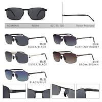 Polarized metal sunglasses with nylon lenses for men Romonis R8544-R