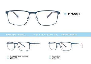 Metal men's frame for glasses MM2086