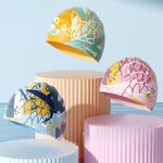 Шапочка для плавания силиконовая водонепроницаемая детская GJ110-YU