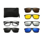 El Dorado frames with polarized sunshades set (clip-on) on magnet 2287A (5 pieces) 