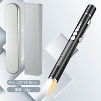 Фонарик-брелок медицинский диагностический перезаряжаемый с белым и жёлтым светом ZK1958