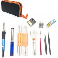 Soldering kit, 25 pieces, with electric soldering iron 60 W