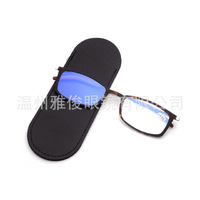 Plastic reading glasses with case 6012-皮套, diopters from +1,00 to +3.50 RMC=62-64