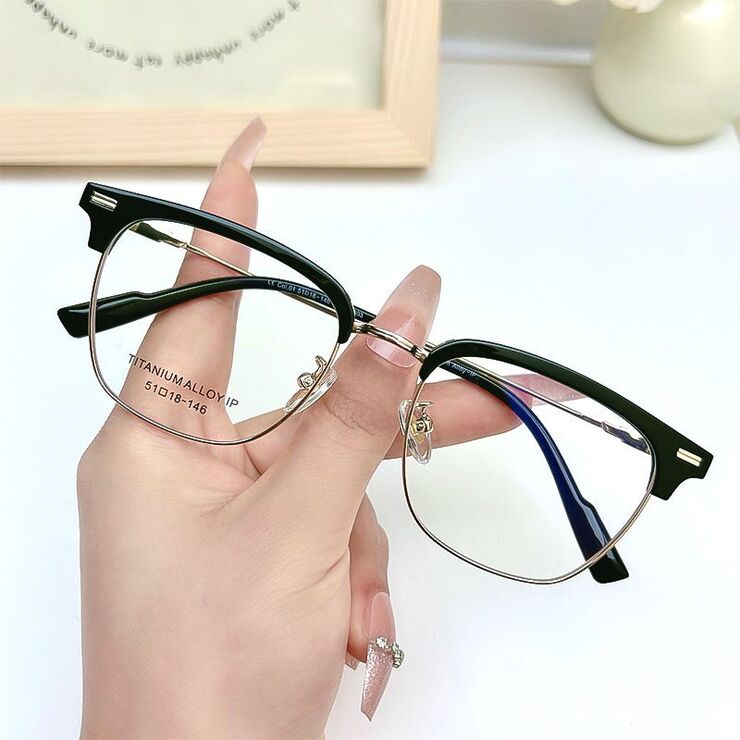 Titanium semirim extralight frame MAMO MMT90003