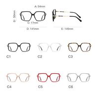 Plastic TR90 + metal frames for glasses with Blue Ray Cut protection and flex hinges FOCUS FCS2214