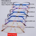 Оправа металлическая ультратонкая женская с флексом Wilibolo G19-003