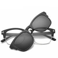 TR90 plastic frame + polarized sun protection magnet clip-on El Dorado EL2273