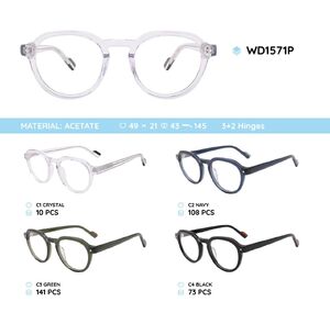 Plastic acetate eyeglasses frame WD1571P