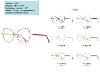 Metal frames for glasses 3001