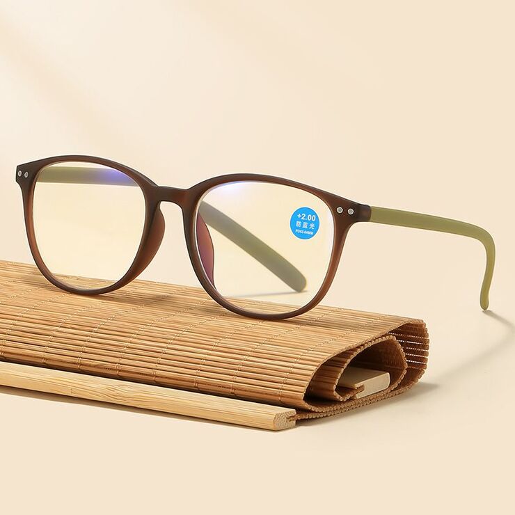 Reading PC plastic glasses with Blue Ray Cut protection KY6118, diopters from 0.00 to +4.00