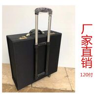 Передвижной бокс (ящик, чемодан, кейс, кофр, органайзер, витрина) на колёсах для оправ и очков на 120 мест JS-C201127