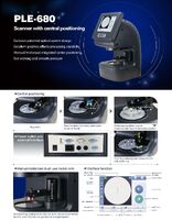 Станок-автомат кромкооблицовочный бесшаблонный для обработки линз PLE-6800, сканер PLE-680, трассировщик PLE-780, центратор