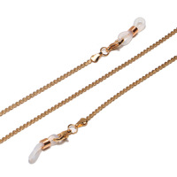 Металлическая медная лёгкая цепочка для очков и масок GL1187