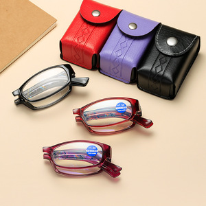 Plastic folding eyeglasses for reading KY013-F Blue ray cut, diopters from +1.00 to +4.00, PD62-64