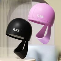 Шапочка для плавания силиконовая водонепроницаемая взрослая, с очками, YM1800-YU