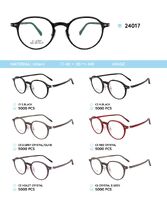 Plastic Ultem eyeglasses frame 24017