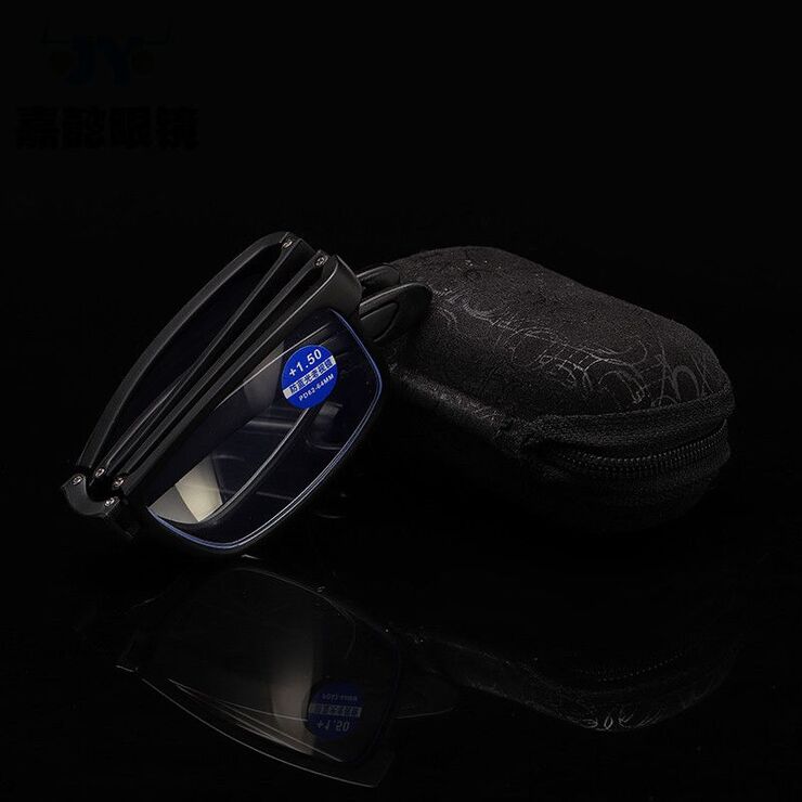 Очки пластиковые для чтения и для дали 8017防蓝光 с защитой Blue ray cut и футляром диоптрии от -4.00 до +4.00, РМЦ=62-64