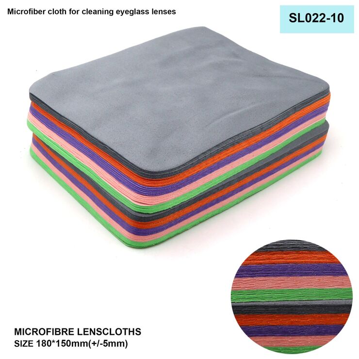 Салфетка из микрофибры для протирки линз в очках SL022-10 15 * 18 см +/-0.5