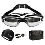 Очки для плавания водонепроницаемые с защитой от запотевания, комплект из 5 компонентов, MC770-YU